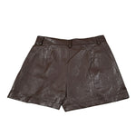 Dixie Short In Ecopelle tinta unita Marrone per Bambina RB09200G79XX MARRONE DIXIE 