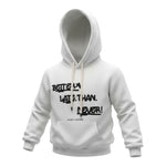 Do Not Conform Felpa tinta unita con Cappuccio E Stampa Bianco per Neonato FW26N BIANCO DO NOT CONFORM 