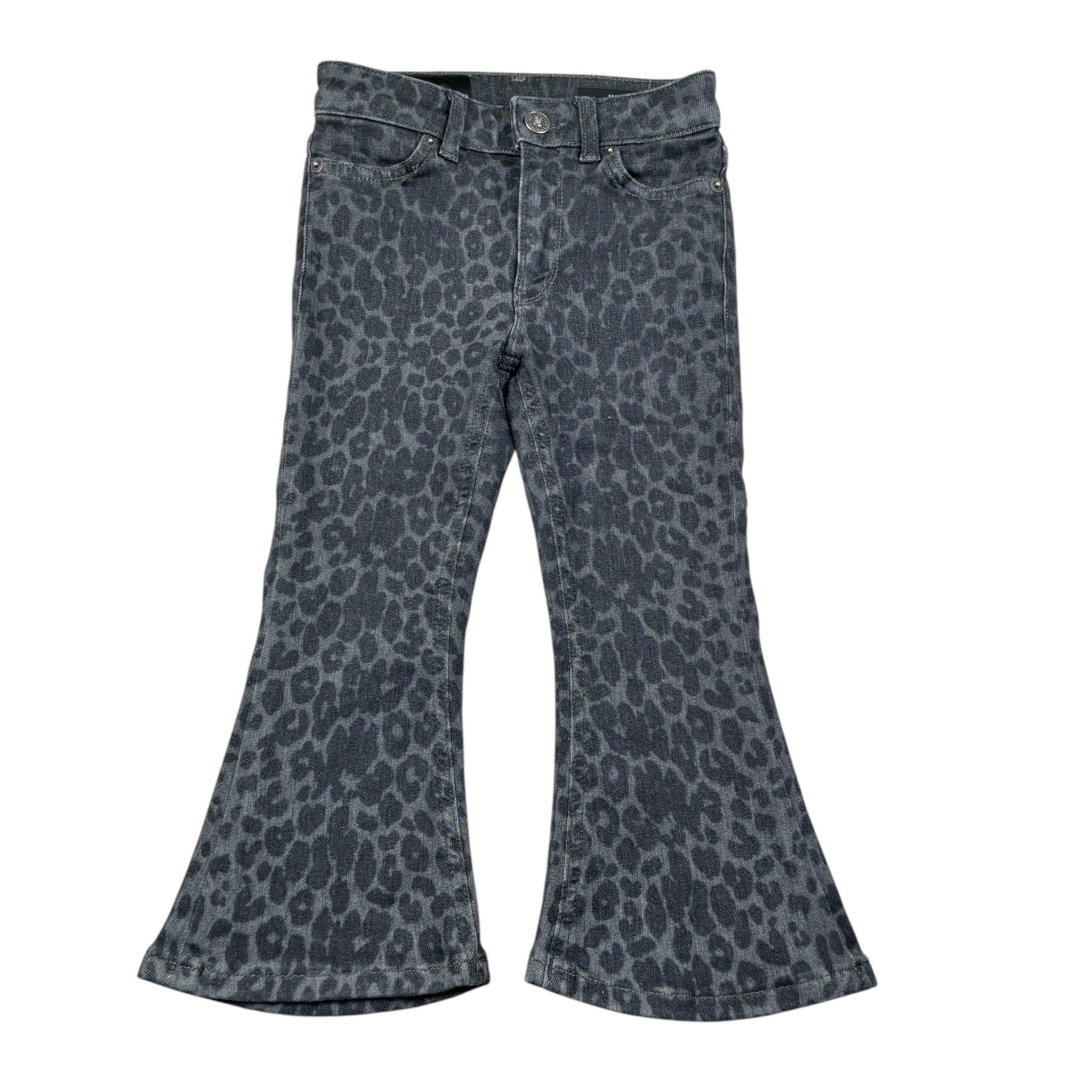 Dondup Jeans tinta unita Modello Zampa Fantasia Maculata Grigio per Bambina DFPA156J GRIGIO DONDUP 
