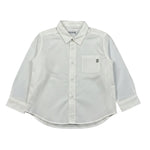 Dondup Camicia Manica Lunga tinta unita Bianco per Neonato DMCA003 BIANCO DONDUP 
