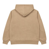 Dondup Felpa tinta unita con Stampa E Cappuccio Beige per Bambina DMFE018X BEIGE DONDUP 