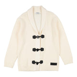 Dondup Cardigan tinta unita Panna per Bambino DMMA032 PANNA DONDUP 