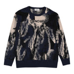Dondup Maglia tinta unita con Stampa Blu per Neonato DMMA037N BLU DONDUP 