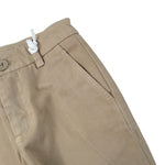 Dondup Pantalone tinta unita con Girovita Regolabile Beige per Neonato DMPA145N BEIGE DONDUP 