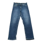 Dondup Jeans tinta unita con Girovita Regolabile Blu per Bambino DMPA155 BLU DONDUP 