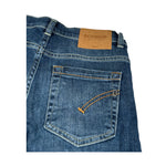 Dondup Jeans tinta unita con Girovita Regolabile Blu per Bambino DMPA155 BLU DONDUP 