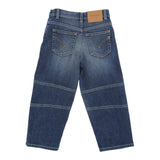 Dondup Jeans tinta unita con Tasconi Blu per Bambino DMPA176 BLU DONDUP 