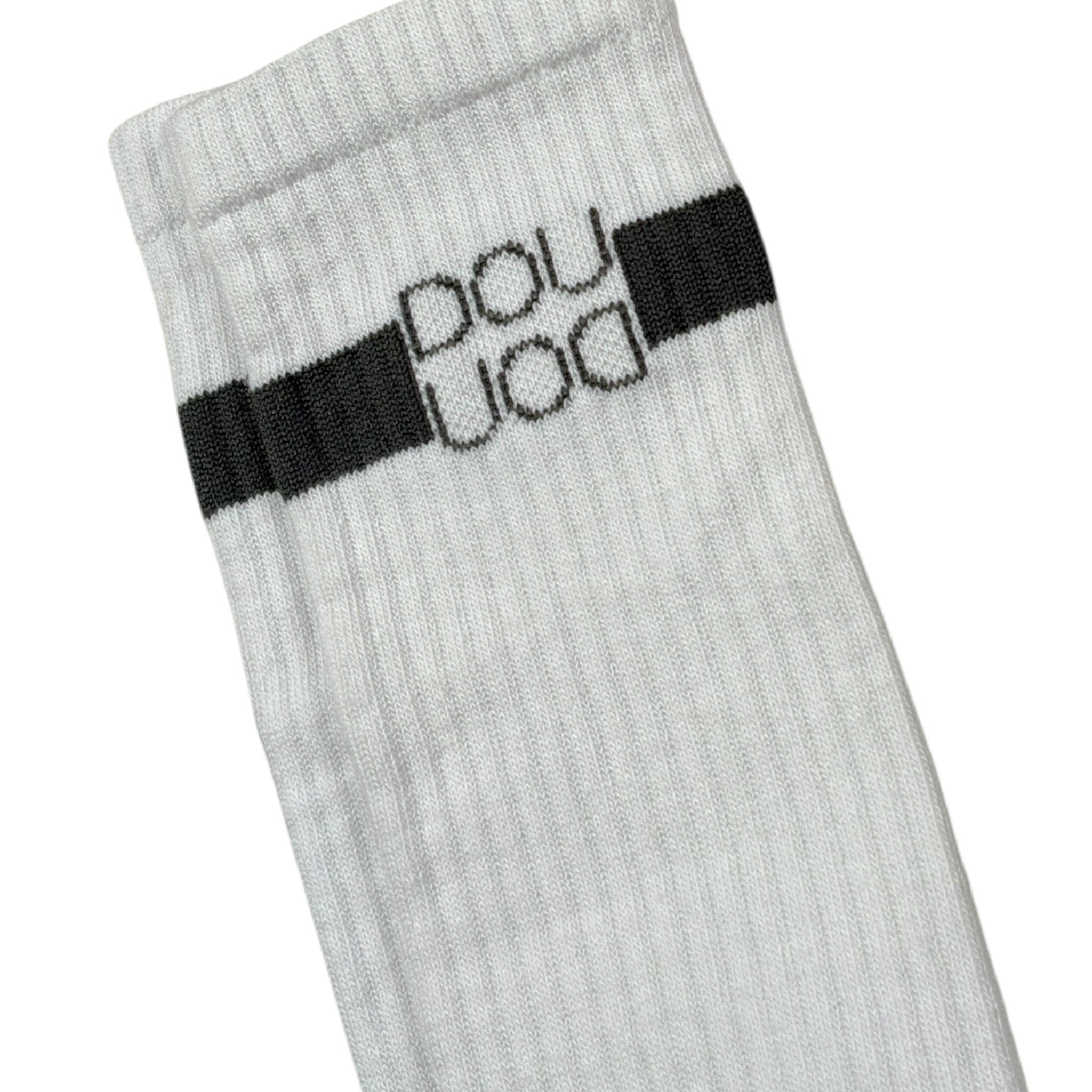Dou Dou Calzini tinta unita con Logo Bianco per Bambina DS0P10 BIANCO DOU DOU 