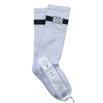 Dou Dou Calzini tinta unita con Logo Bianco per Bambina DS0P10X BIANCO DOU DOU 