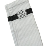 Dou Dou Calzini tinta unita con Logo Bianco per Bambina DS0P10X BIANCO DOU DOU 