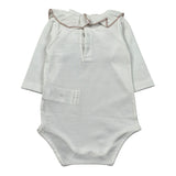 Dou Dou Body Manica Lunga tinta unita Bianco per Neonata DTA020 BIANCO DOU DOU 