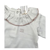 Dou Dou Body Manica Lunga tinta unita Bianco per Neonata DTA020 BIANCO DOU DOU 