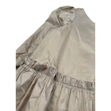 Dou Dou Abito Manica Lunga tinta unita Beige per Bambina DV1B00 BEIGE DOU DOU 