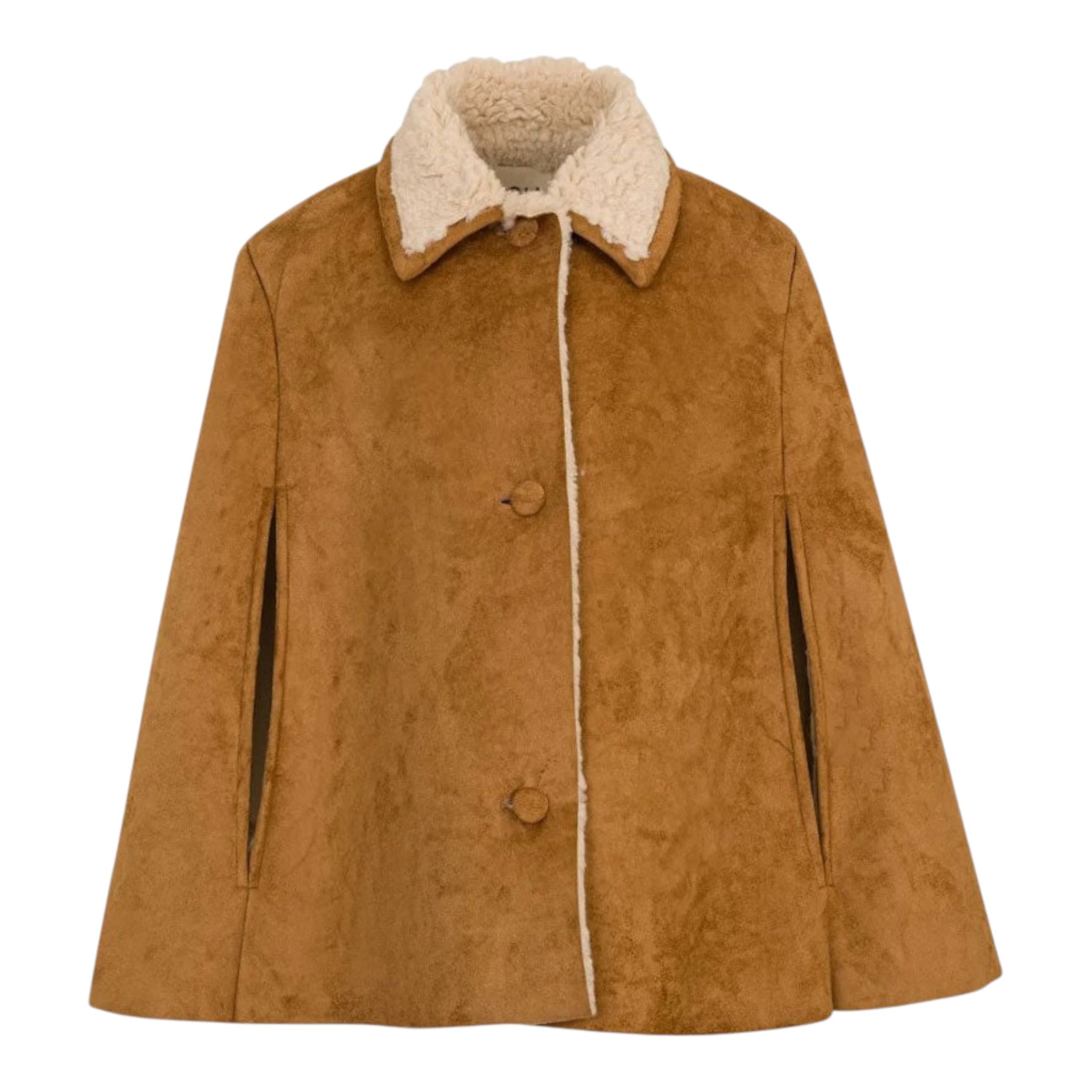 Dou Dou Giubbino In Camoscio Modello Montone Cammello per Bambino DV2A23 CAMMELLO DOU DOU 