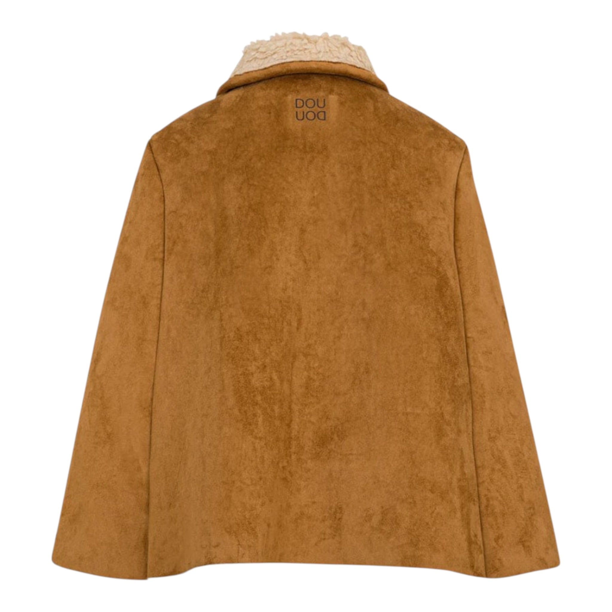 Dou Dou Giubbino In Camoscio Modello Montone Cammello per Bambino DV2A23 CAMMELLO DOU DOU 