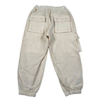 Dou Dou Pantalone tinta unita con Elastico In Vita Beige per Bambina DV6B21 BEIGE DOU DOU 