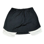 Dou Dou Gonna tinta unita con Elastico In Vita Blu per Bambina DV7A01 BLU DOU DOU 