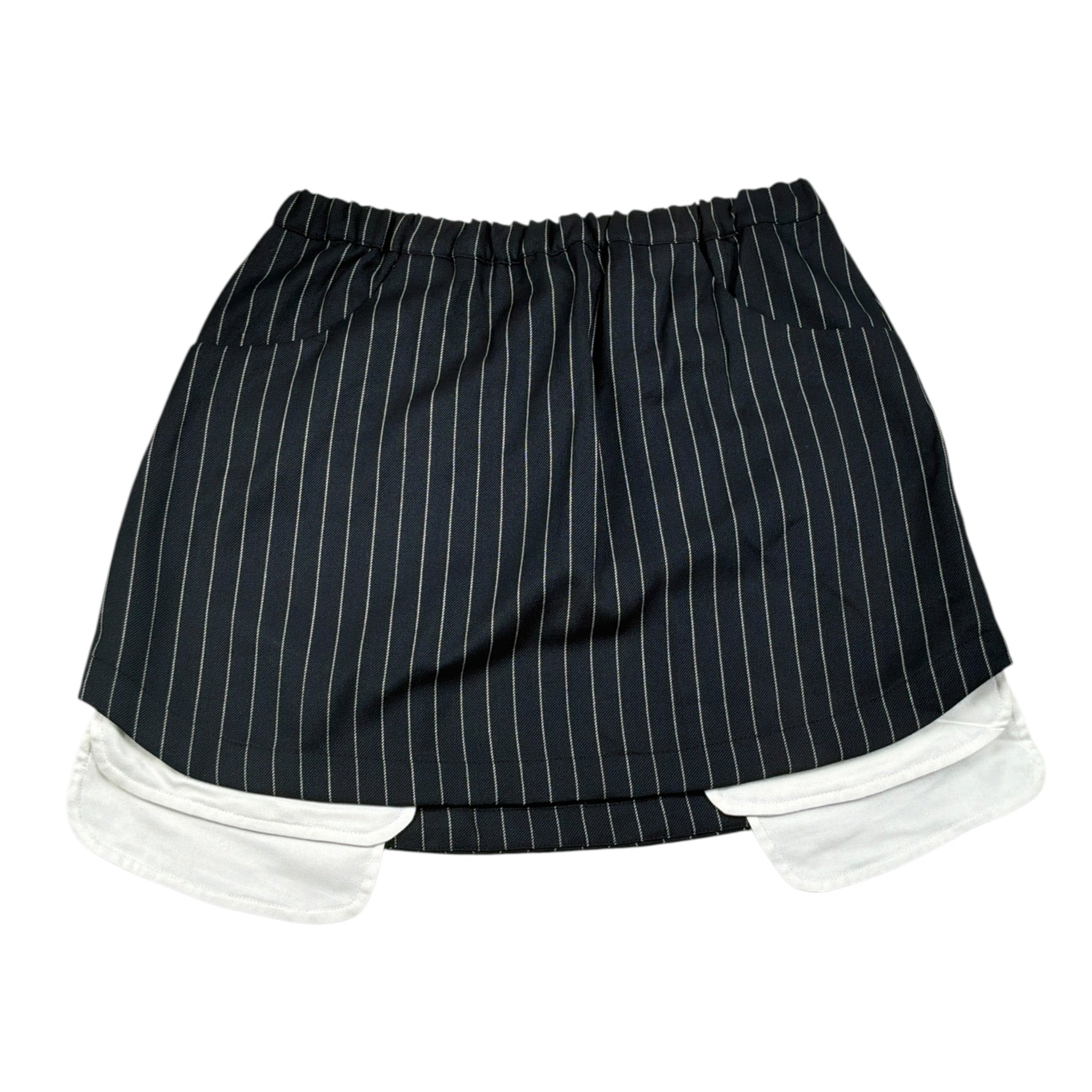 Dou Dou Gonna tinta unita con Elastico In Vita Blu per Bambina DV7A01 BLU DOU DOU 
