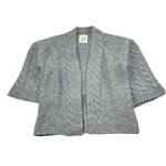 Dou Dou Cardigan tinta unita con Logo Grigio per Bambina DV9A40 GRIGIO DOU DOU 