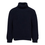 Dou Dou Maglia Collo Alto tinta unita Blu per Bambino DV9P00 BLU DOU DOU 