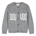 Dou Dou Cardigan tinta unita Grigio per Bambina DV9P30 GRIGIO DOU DOU 