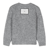 Dou Dou Cardigan tinta unita Grigio per Bambina DV9P30 GRIGIO DOU DOU 