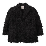 Dou Dou Giacca tinta unita con Applicazioni Nero per Bambina DW2A34 NERO DOU DOU 