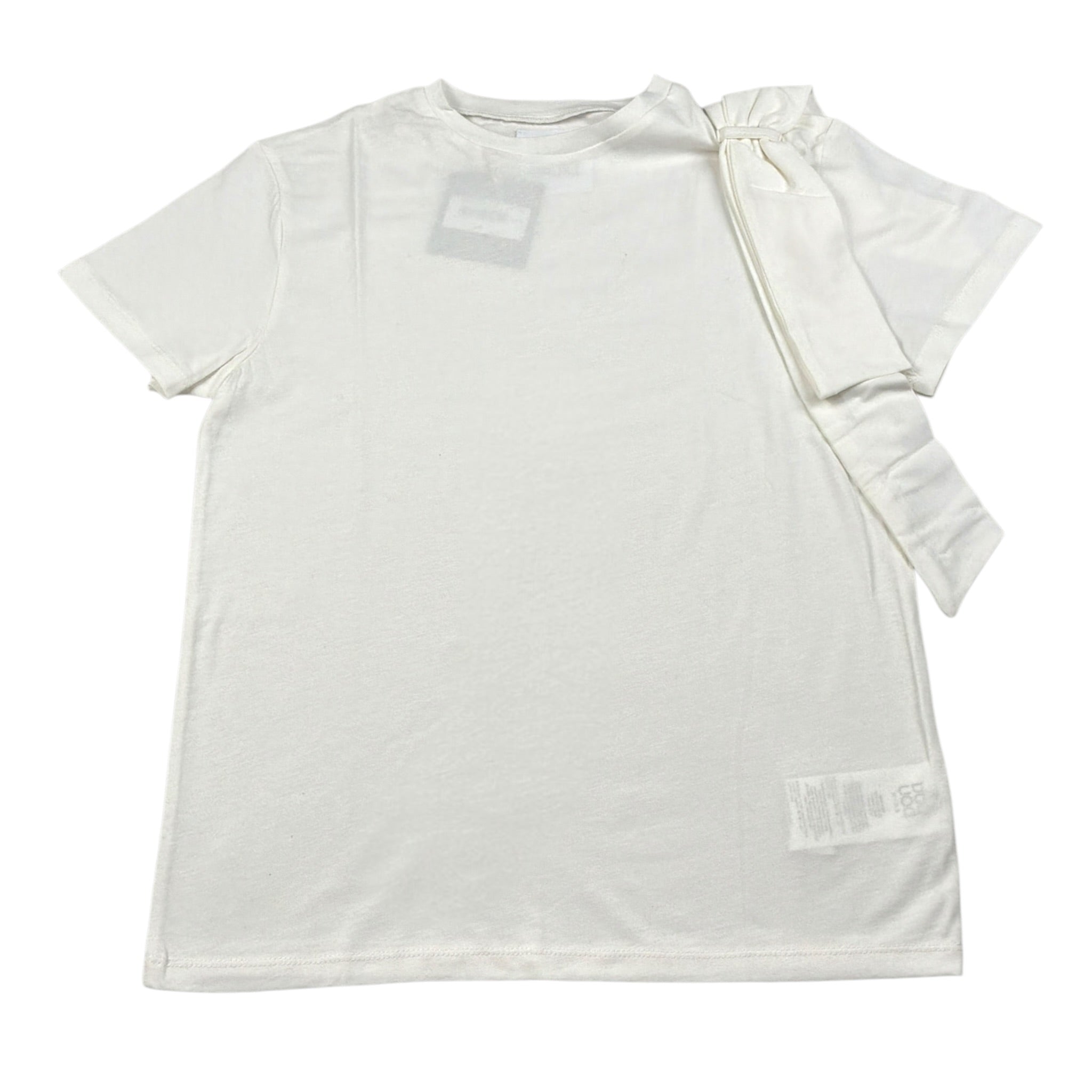 Dou Dou T-Shirt Girocollo tinta unita Bianco per Bambina DW8A41 BIANCO DOU DOU 