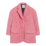 Dou Dou Cappotto tinta unita Rosa per Bambina DX2A04E0236 ROSA DOU DOU 
