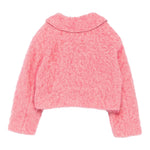 Dou Dou Giubbino tinta unita con Colletto Rosa per Bambina DX2A44E0236 ROSA DOU DOU 