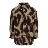Dou Dou Cappotto tinta unita con Fantasia Beige per Bambina DX2P07E0233 BEIGE DOU DOU 