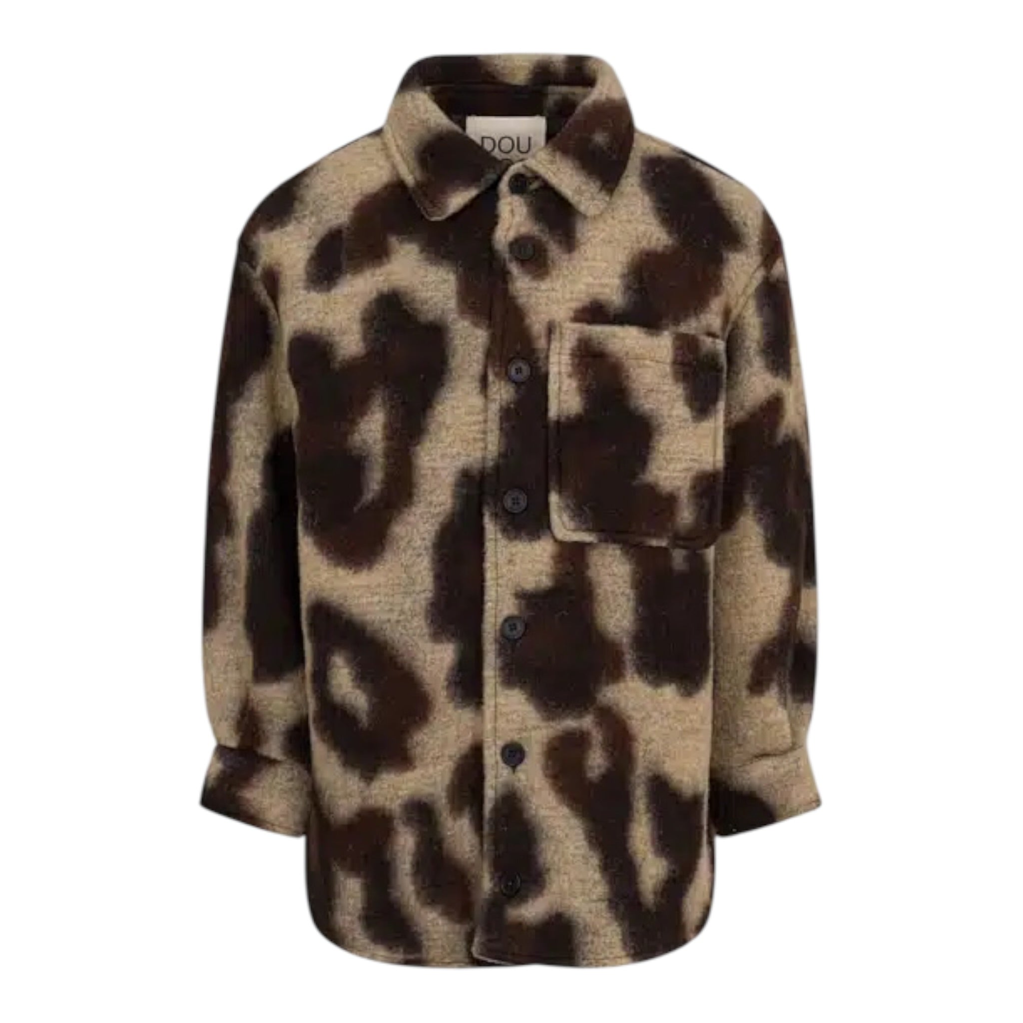 Dou Dou Cappotto tinta unita con Fantasia Beige per Bambina DX2P07E0233 BEIGE DOU DOU 