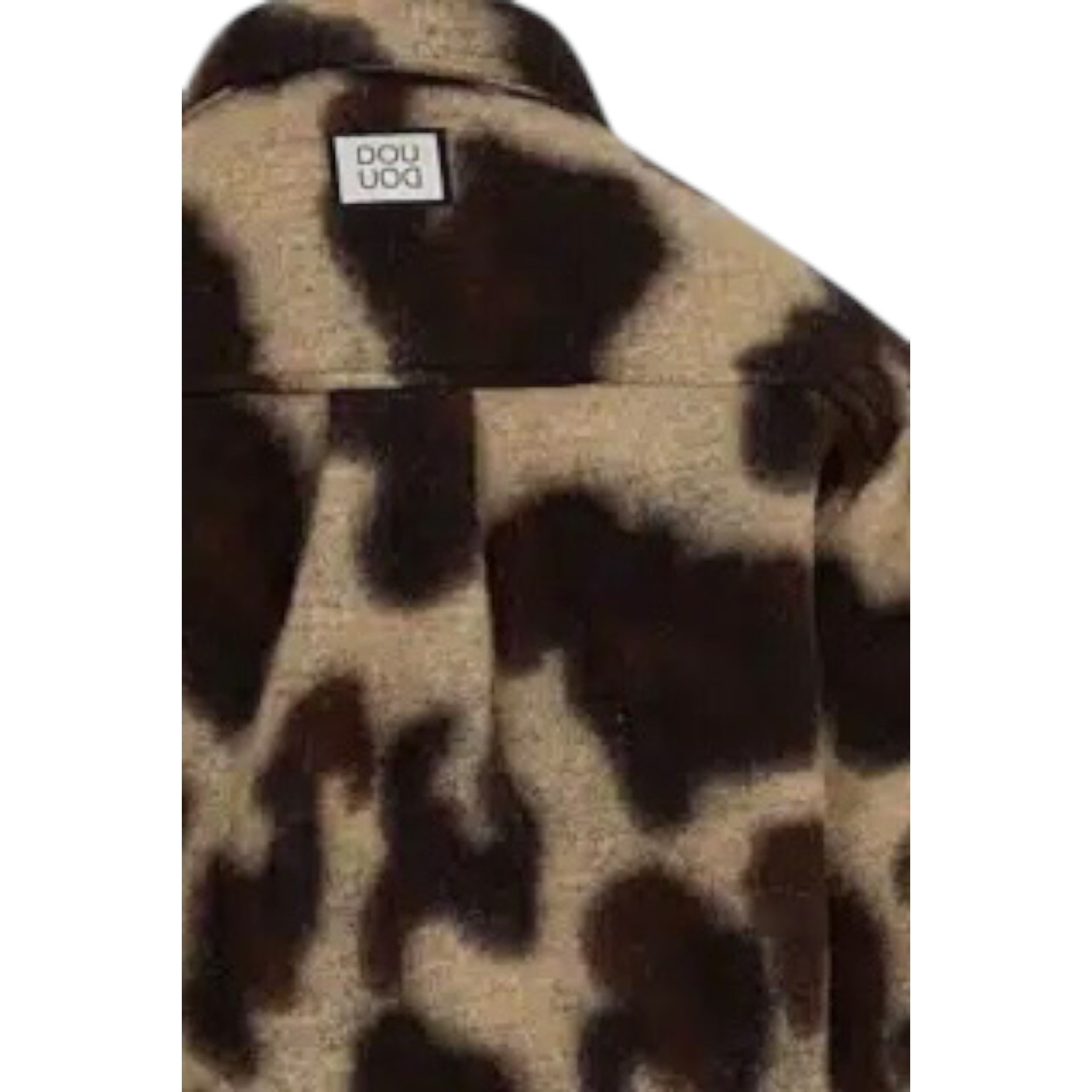 Dou Dou Cappotto tinta unita con Fantasia Beige per Bambina DX2P07E0233 BEIGE DOU DOU 