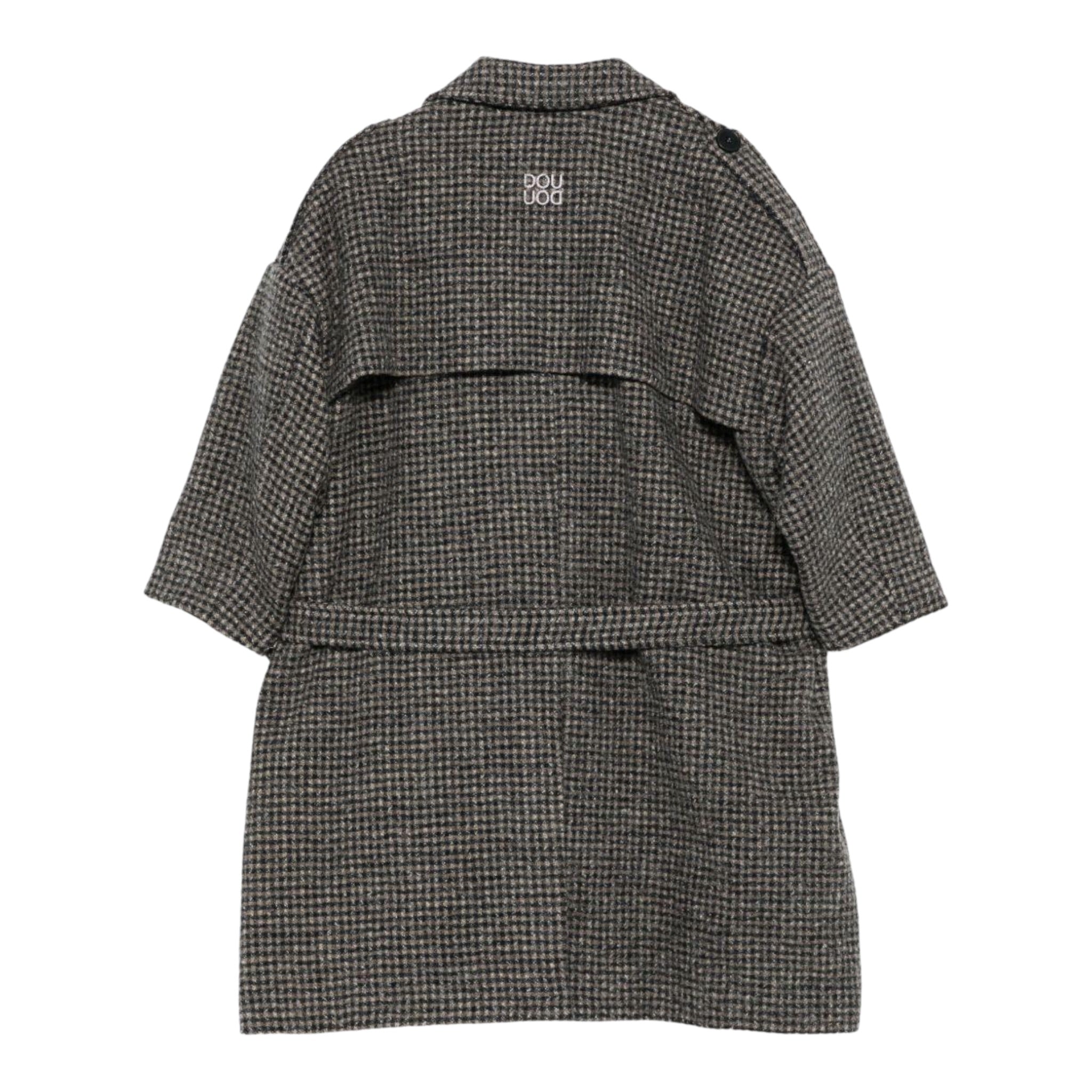 Dou Dou Cappotto Doppiopetto tinta unita Marrone per Bambina DX2P50X MARRONE DOU DOU 