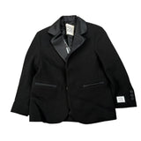 Dou Dou Giacca tinta unita con Bottoni Nero per Bambino DX2P84 NERO DOU DOU 