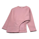 Dou Dou Felpa tinta unita Asimmetrica Rosa per Bambina DX4A40 ROSA DOU DOU 