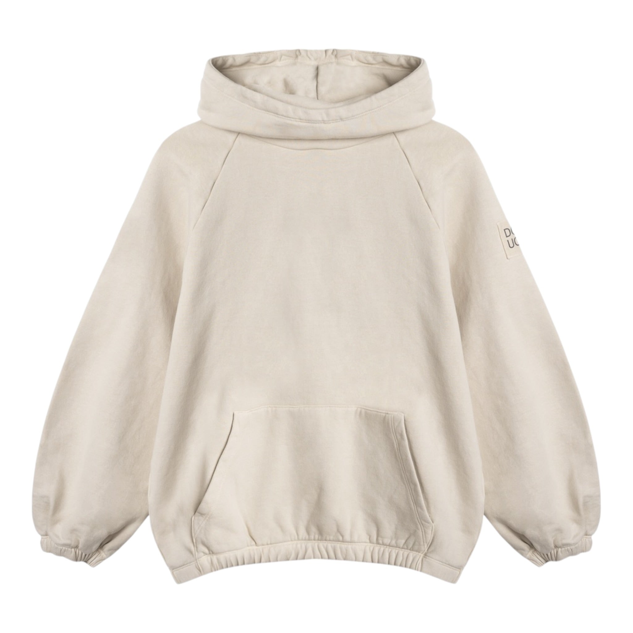 Dou Dou Felpa tinta unita con Cappuccio Beige per Bambina DX4P10 BEIGE DOU DOU 
