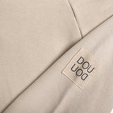 Dou Dou Felpa tinta unita con Cappuccio Beige per Bambina DX4P10 BEIGE DOU DOU 