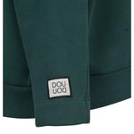 Dou Dou Felpa tinta unita con Cappuccio Verde per Bambino DX4P80 VERDE DOU DOU 