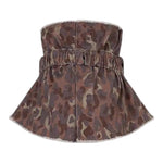 Dou Dou Top Stampa Fantasia con Cinturino Marrone per Bambina DX5A22XX MARRONE DOU DOU 