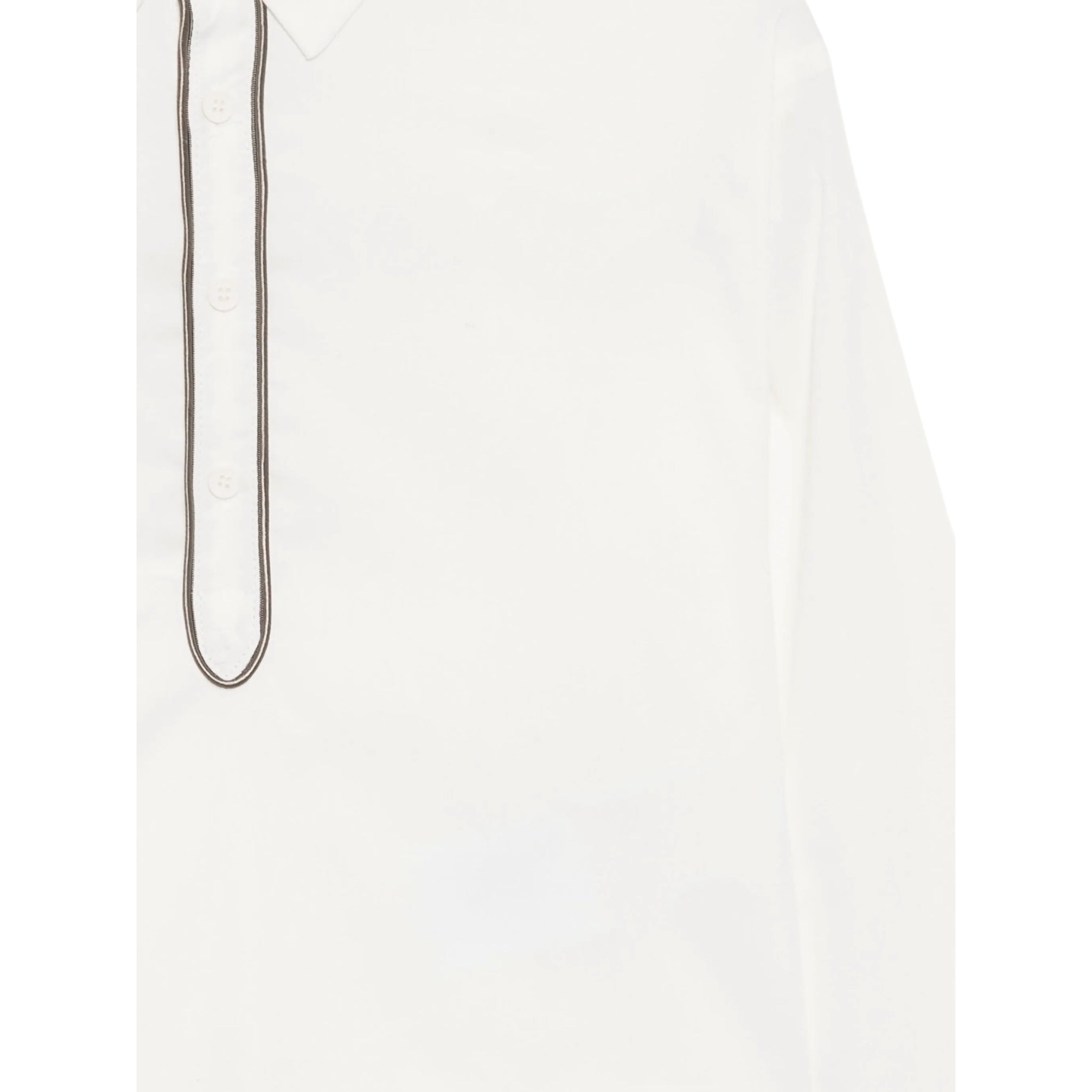 Dou Dou Camicie tinta unita con Logo Bianco per Bambina DX5P00 BIANCO DOU DOU 