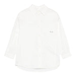 Dou Dou Camicie tinta unita con Logo Bianco per Bambina DX5P10 BIANCO DOU DOU 