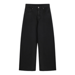 Dou Dou Jeans Modello A Palazzo tinta unita Nero per Bambina DX6P60 NERO DOU DOU 