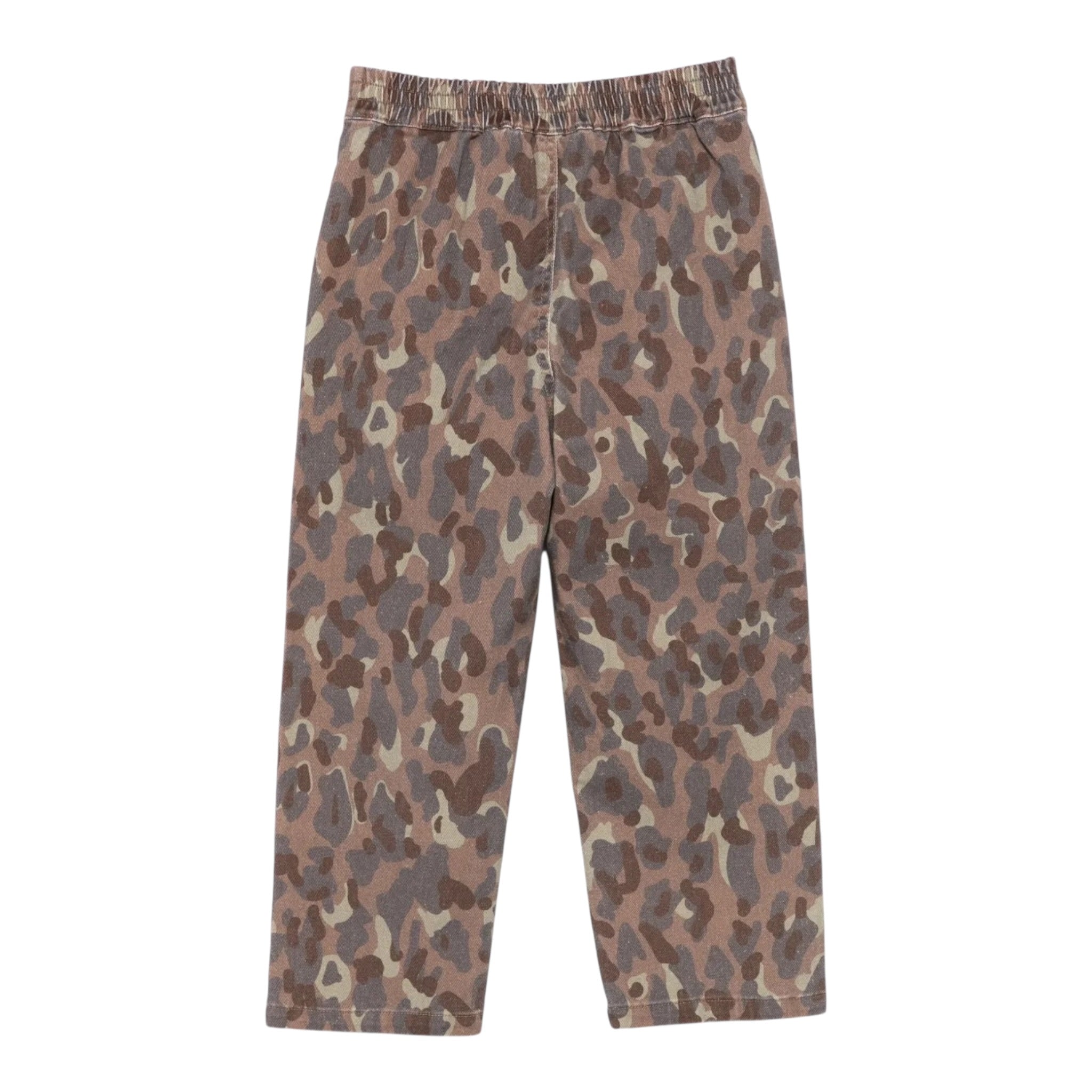 Dou Dou Pantalone Stampa Fantasia con Elastico In Vita Marrone per Bambina DX6Q70 MARRONE DOU DOU 