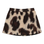 Dou Dou Gonna Stampa Fantasia con Elastico In Vita Marrone per Bambina DX7A11 MARRONE DOU DOU 