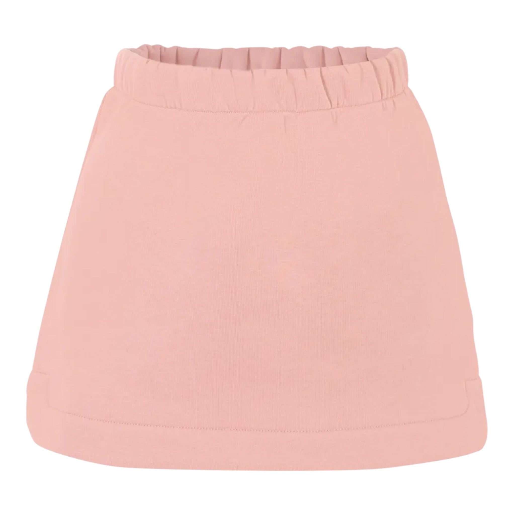 Dou Dou Gonna tinta unita con Logo Rosa per Bambina DX7A61 ROSA DOU DOU 