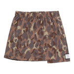 Dou Dou Gonna Fantasia Militare con Elastico In Vita Marrone per Bambina DX7A71 MARRONE DOU DOU 