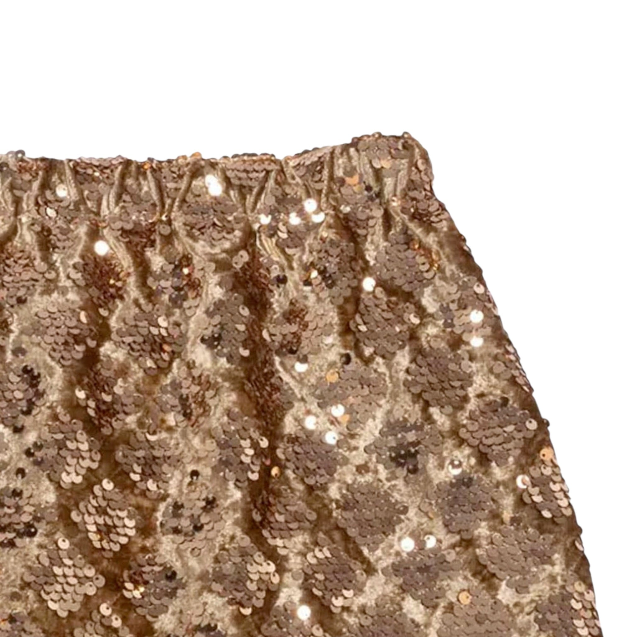 Dou Dou Gonna tinta unita Paillettata Bronzo per Bambina DX7A81 BRONZO DOU DOU 