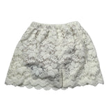 Dou Dou Short tinta unita con Ricami Bianco per Bambina DX7B11U0237 BIANCO DOU DOU 