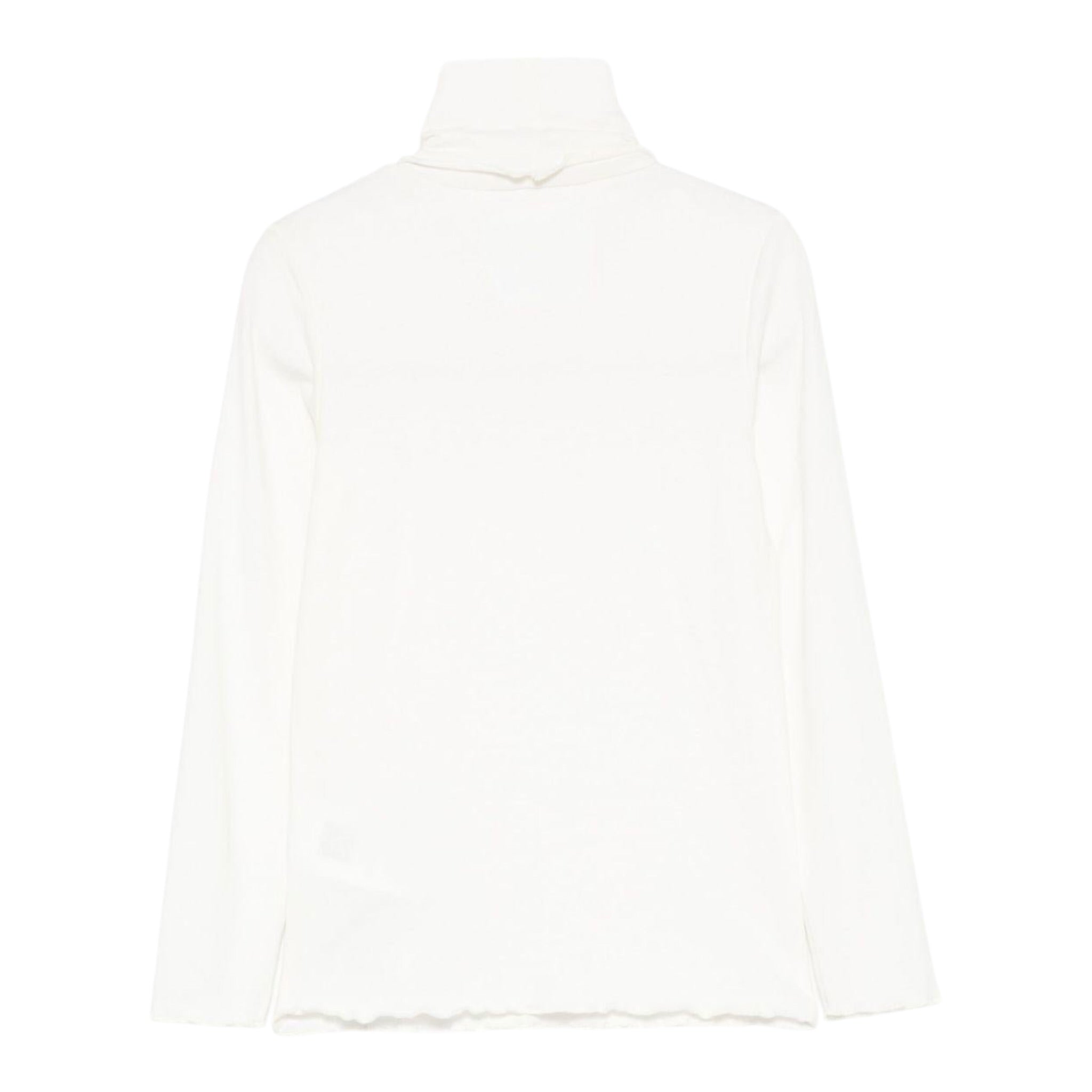 Dou Dou Shirt Collo Alto tinta unita Panna per Bambina DX8A30 PANNA DOU DOU 